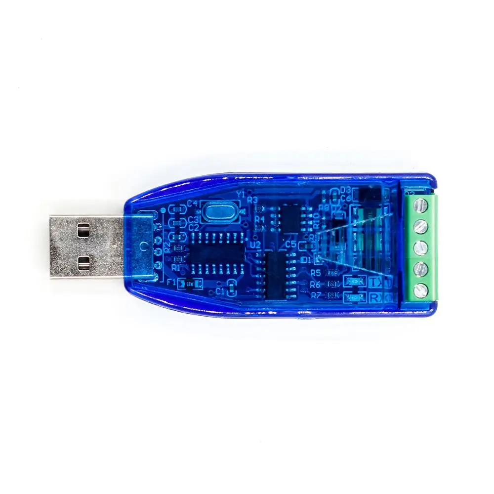 Промышленный USB в RS485 преобразователь обновление защиты RS485 конвертер Совместимость V2.0 Стандартный RS-485 Соединительный Модуль платы