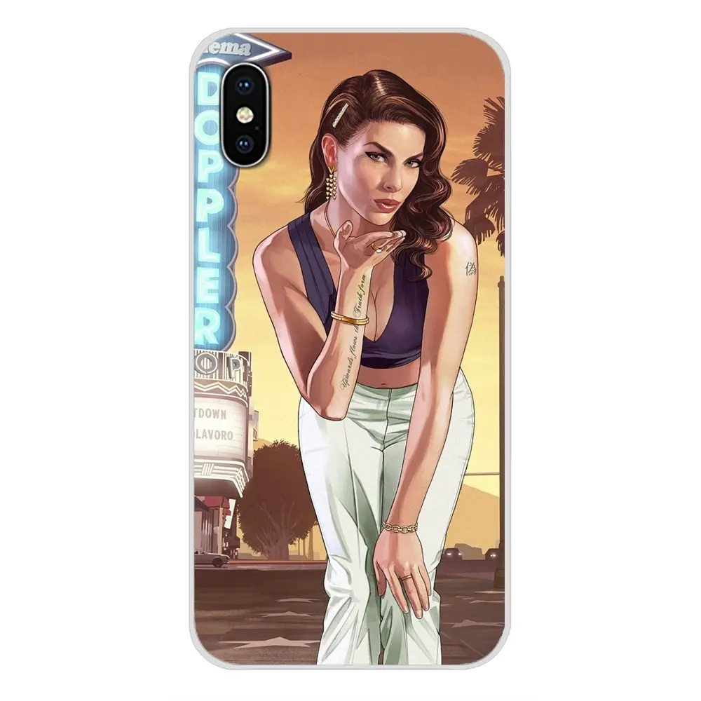 Grand Theft Auto Gta 5 V прозрачный мягкий чехол для LG G3 G4 Mini G5 G6 G7 Q6 Q7 Q8 Q9 V10 V20 V30 X Power 2 3 K10 K4 K8