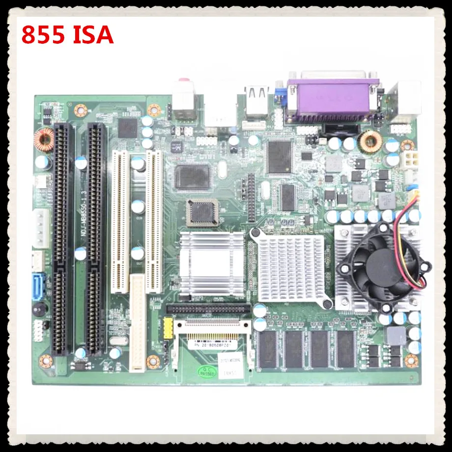 Новая материнская плата IPC 852GM 855GM 855 ISA слот PCI VGA LPT LAN 2 * 2COM Промышленная один 12 В
