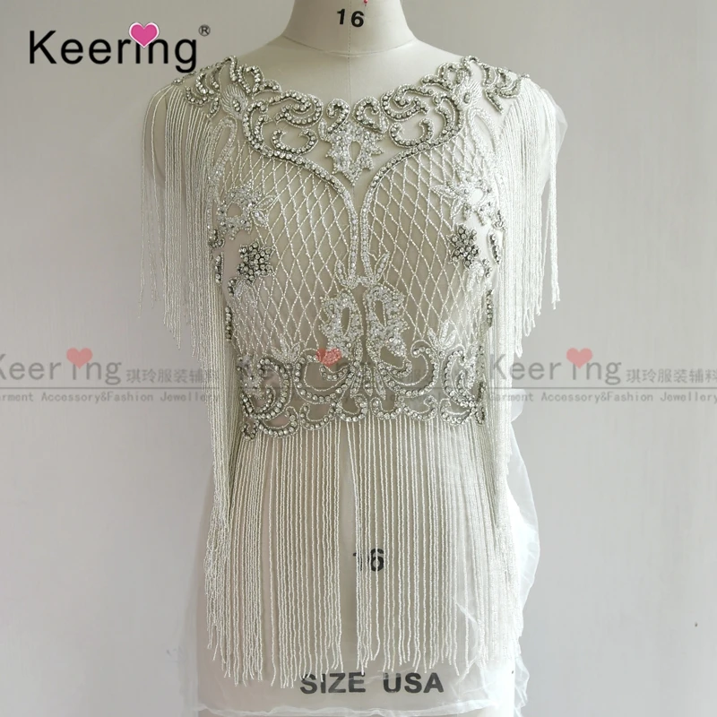 Ручной работы Keering в наличии золотые королевские черные кисточки камень