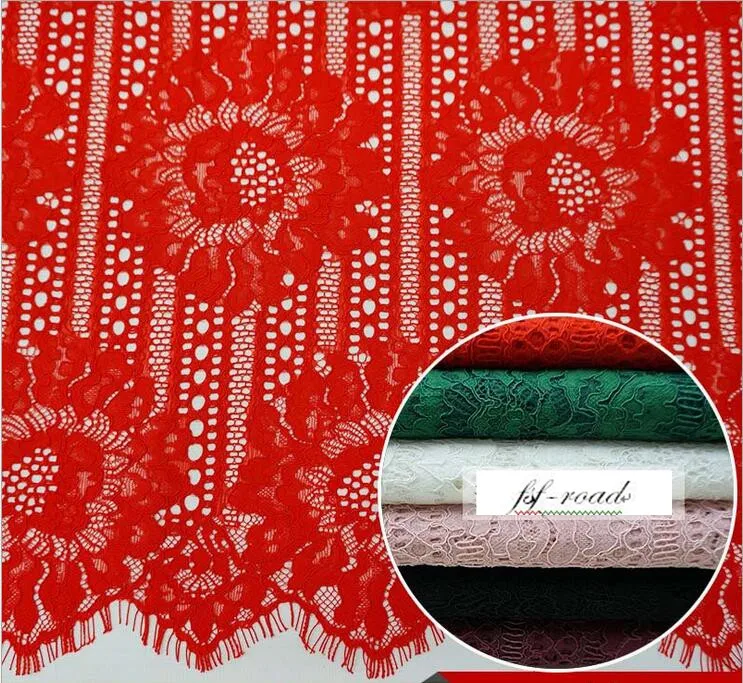 6 цветов шнур кружева зеленый красный слоновая кость черный burgandy розовый высокое