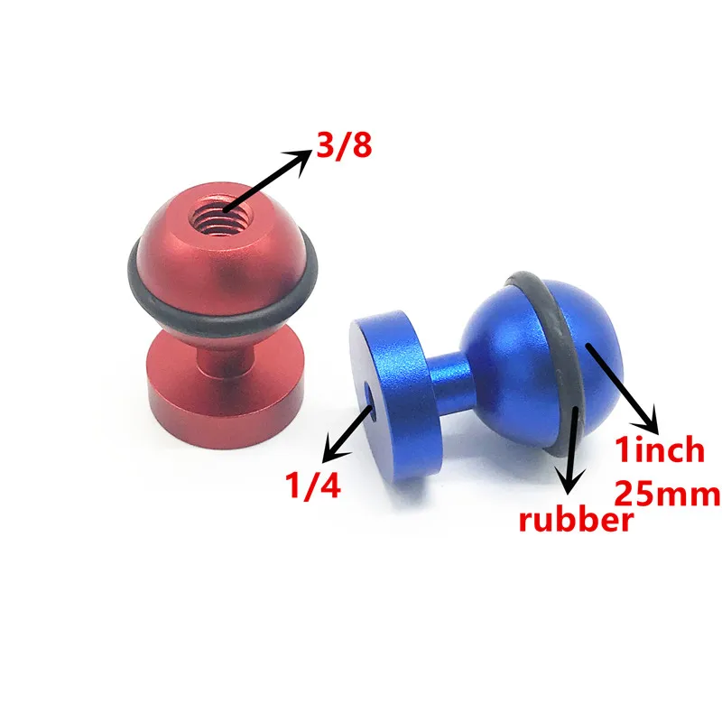 

Aluminum Alloy 1 inch Ball Mount with 1/4 inch-20 Thread Stud