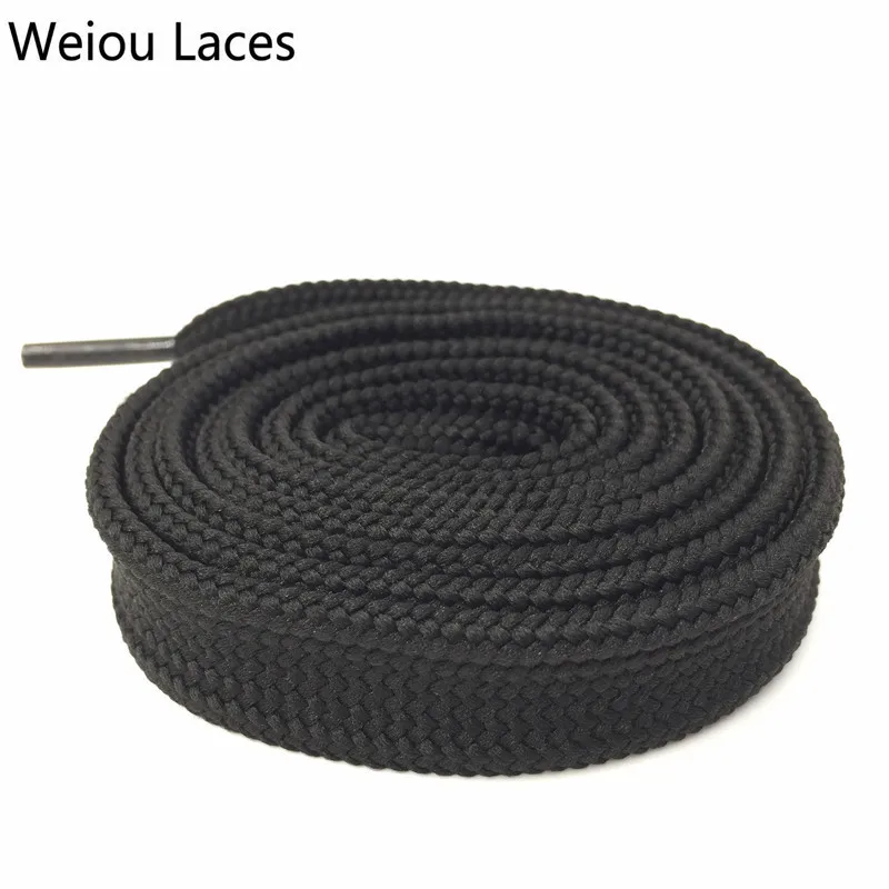 Weiou Heavy Duty Boot Laces Sneaker Colorful Athletic Designer Flat Wide Shoes Strings 1.8cm/0.7'' Fat Shoelaces For Lady Woman