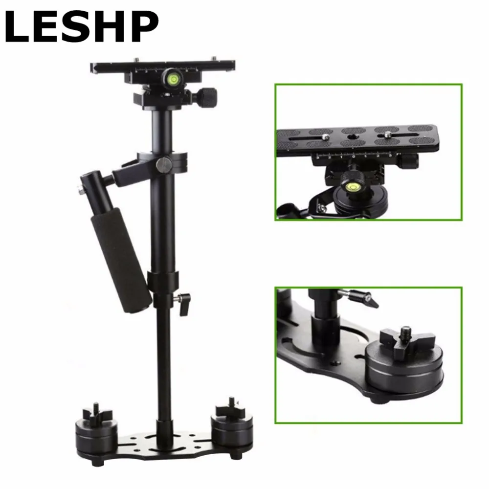 S40 S60 S80 Steadycam Scalable Carbon Fiber Handheld Stabilizer Steadicam for Canon Nikon Sony DSLR Camera Compact Camcorder