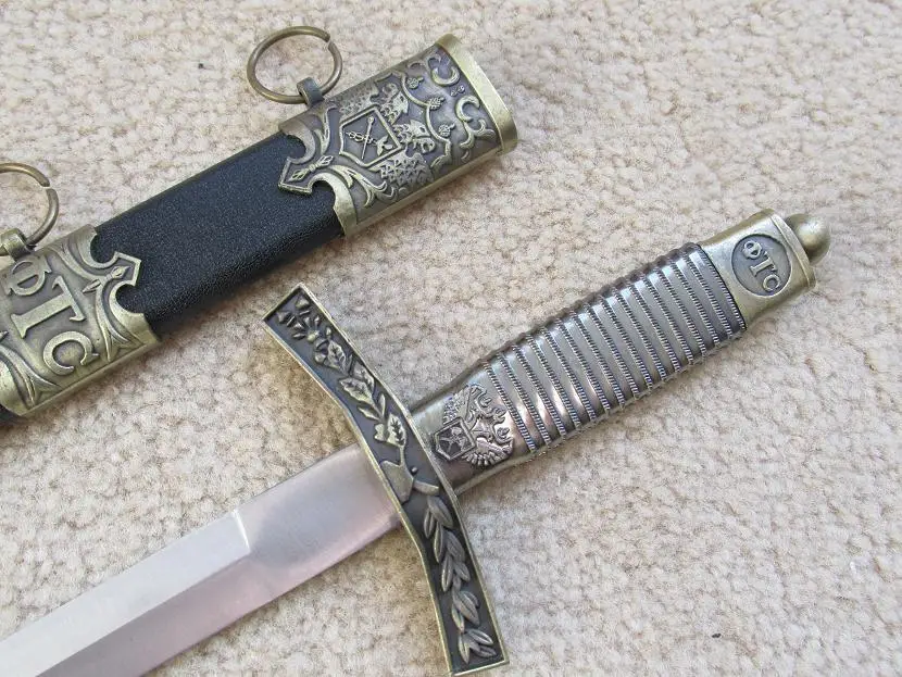 S0067 старинная латунная служба федеральной таможни искусственный нож меч 13 8 дюйма