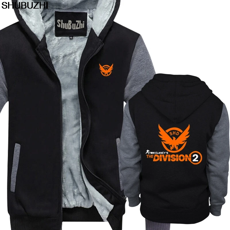 The Division 2 Tom Clancy's SHD PS4 Xbox PC игра Толстовка Осенняя Толстовка Мужская хип-хоп свой собственный дизайн теплое пальто мужской пиджак sbz1114