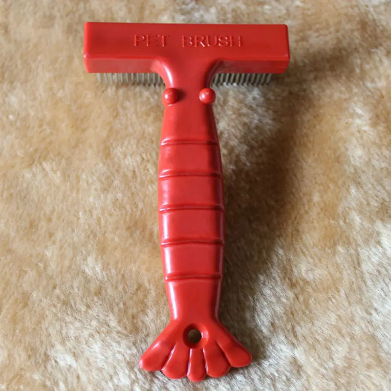 Двухрядная Расческа для домашних животных стальные булавки щетка груминга собак