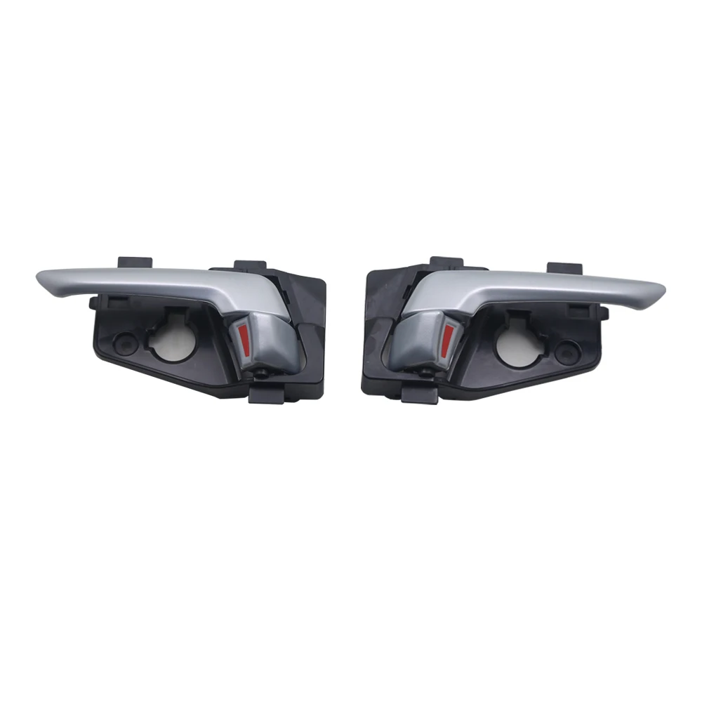 2 шт. передние пары внутренняя дверная ручка для KIA Picanto 2011 C Silver FR:82620 1Y010CR FL:82610