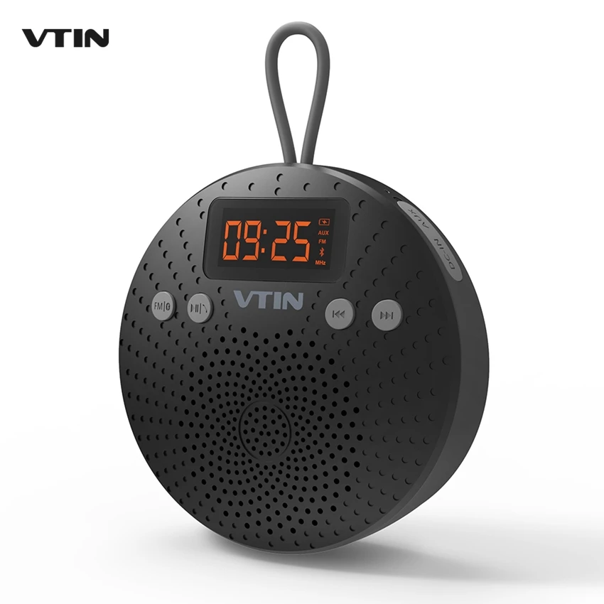 VTIN 5 Вт Bluetooth динамик IPX5 Водонепроницаемый Открытый громкой связи спикер с FM радио