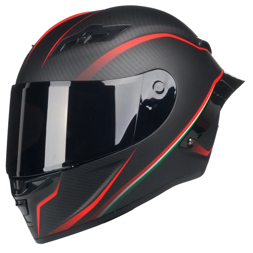 Casco moto rcycle шлем анфас каск Capacete ciclista гоночный полное лицо точка одобренный pista |