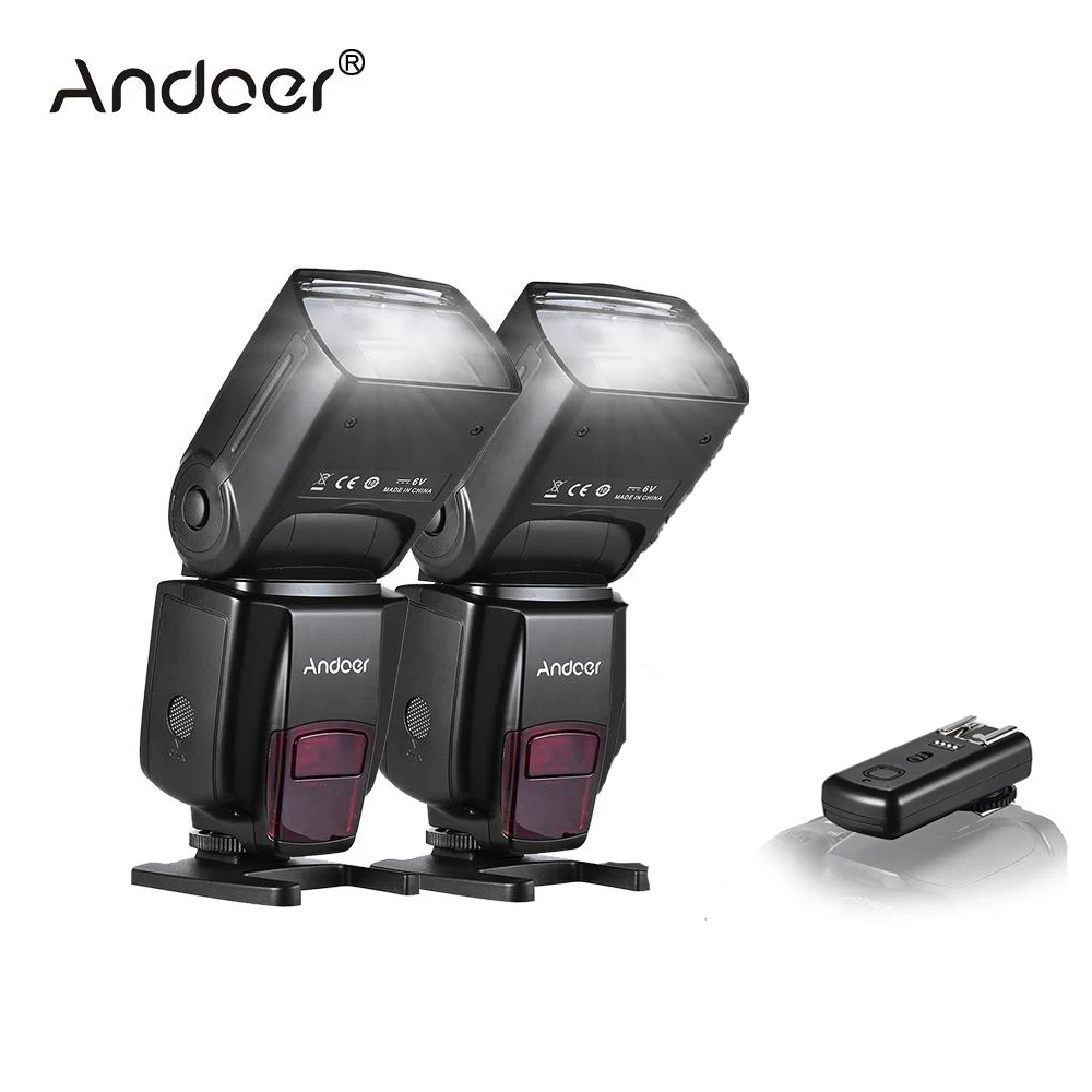 Andoer AD560 IV универсальная 2,4G Беспроводная накамерная Slave Speedlite вспышка GN50* 2+ вспышка триггер для Canon Nikon sony A7 серии DSLR
