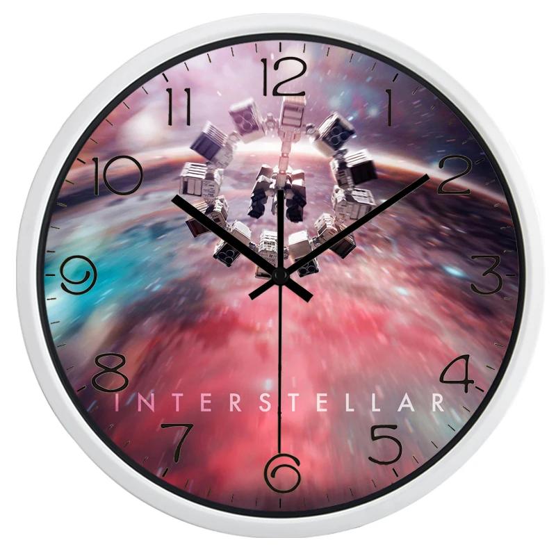 Настенные часы Interstellar в космосе новое украшение для дома фанаты звезд часы| |