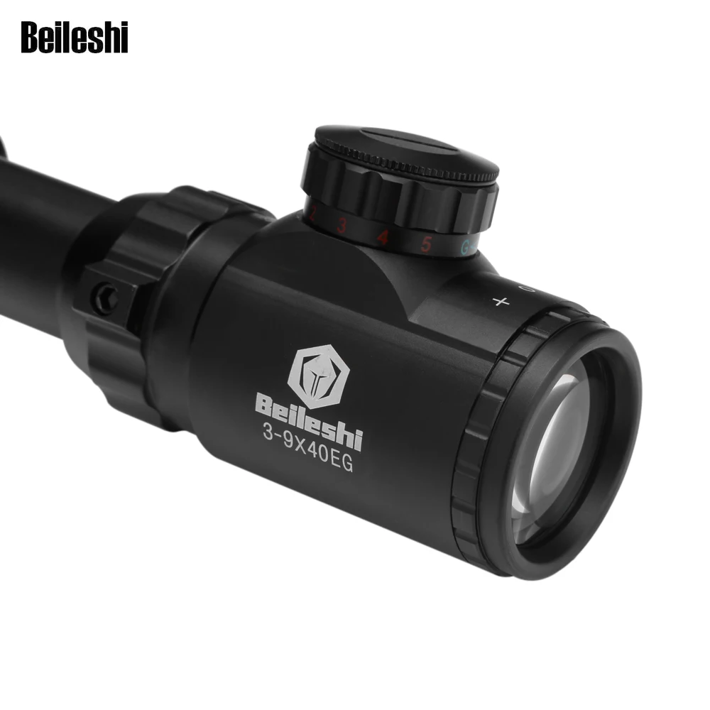 Beileshi 3 9x40 тактический Красный точечный прицел охотничья оптика Riflescopes Scope Reticle Sight