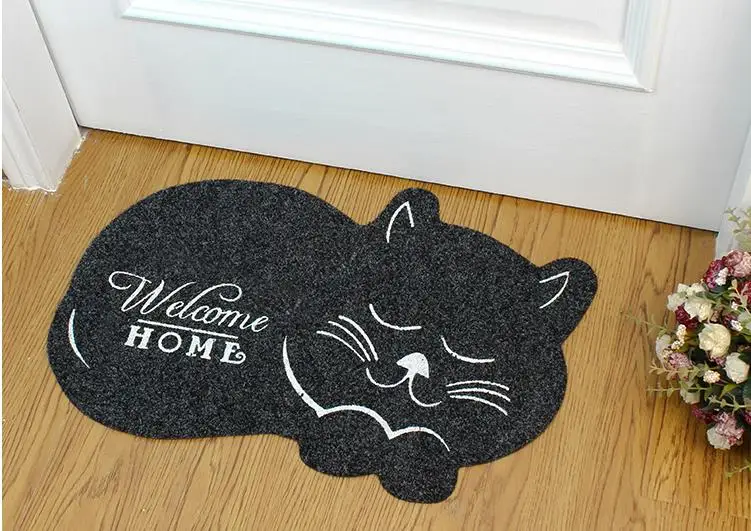 Прямая поставка домашние коврики в форме кошки для ванной кухни гостиной