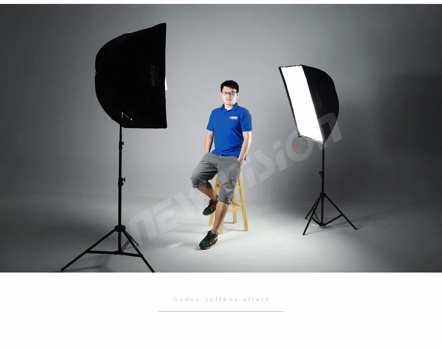 Godox портативный 60x90 см 2"* 35" зонт софтбокс для фотостудии отражатель для вспышки Speedlight(только софтбокс