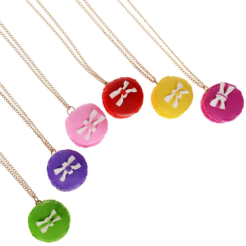 PINKSEE случайные цвета имитация еды торт подвеска милые детские ювелирные изделия