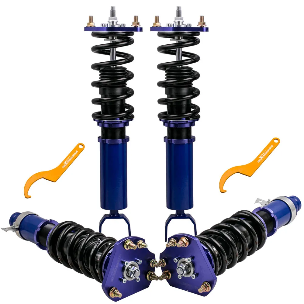 

Adjustable Height Coilover Coilovers Coil Strut Kit for Honda Prelude 1992-2001 4th Gen Coil Springs Lowering kit