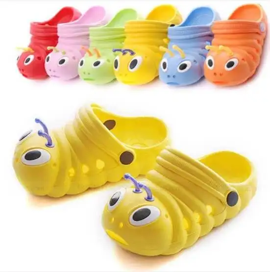 Летние сандалии для девочек и мальчиков мягкие Нескользящие шлепанцы дома