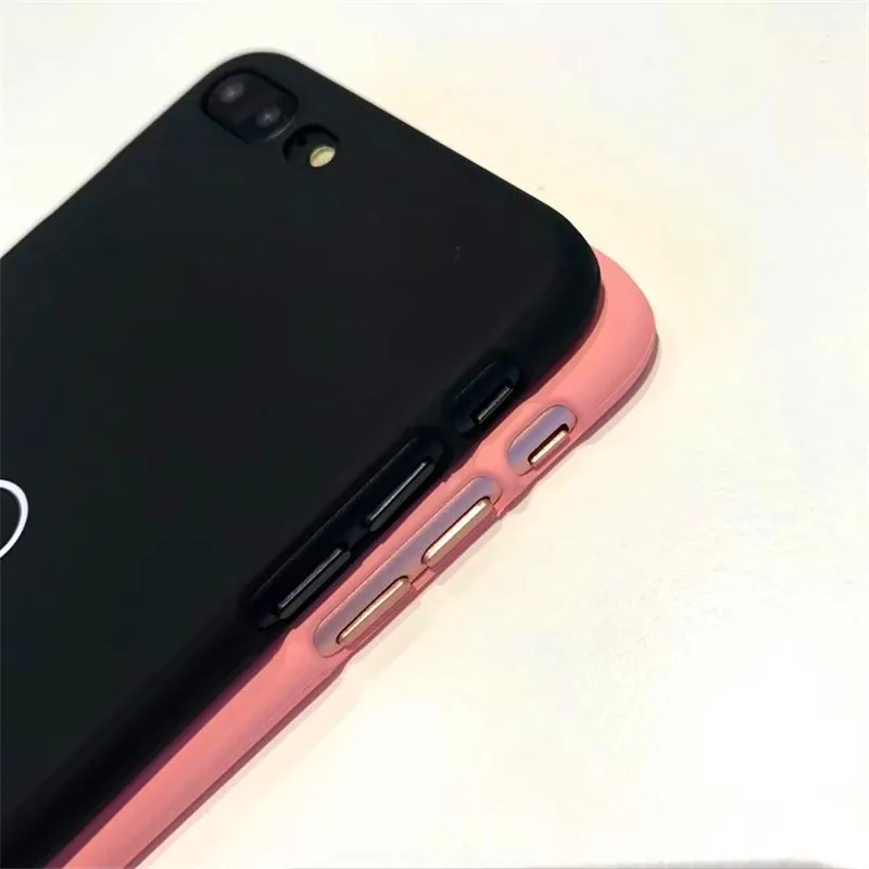 Модный для iPhone 8 Plus чехол телефона с милым сердечком задней крышки Твердый X 7 6 S