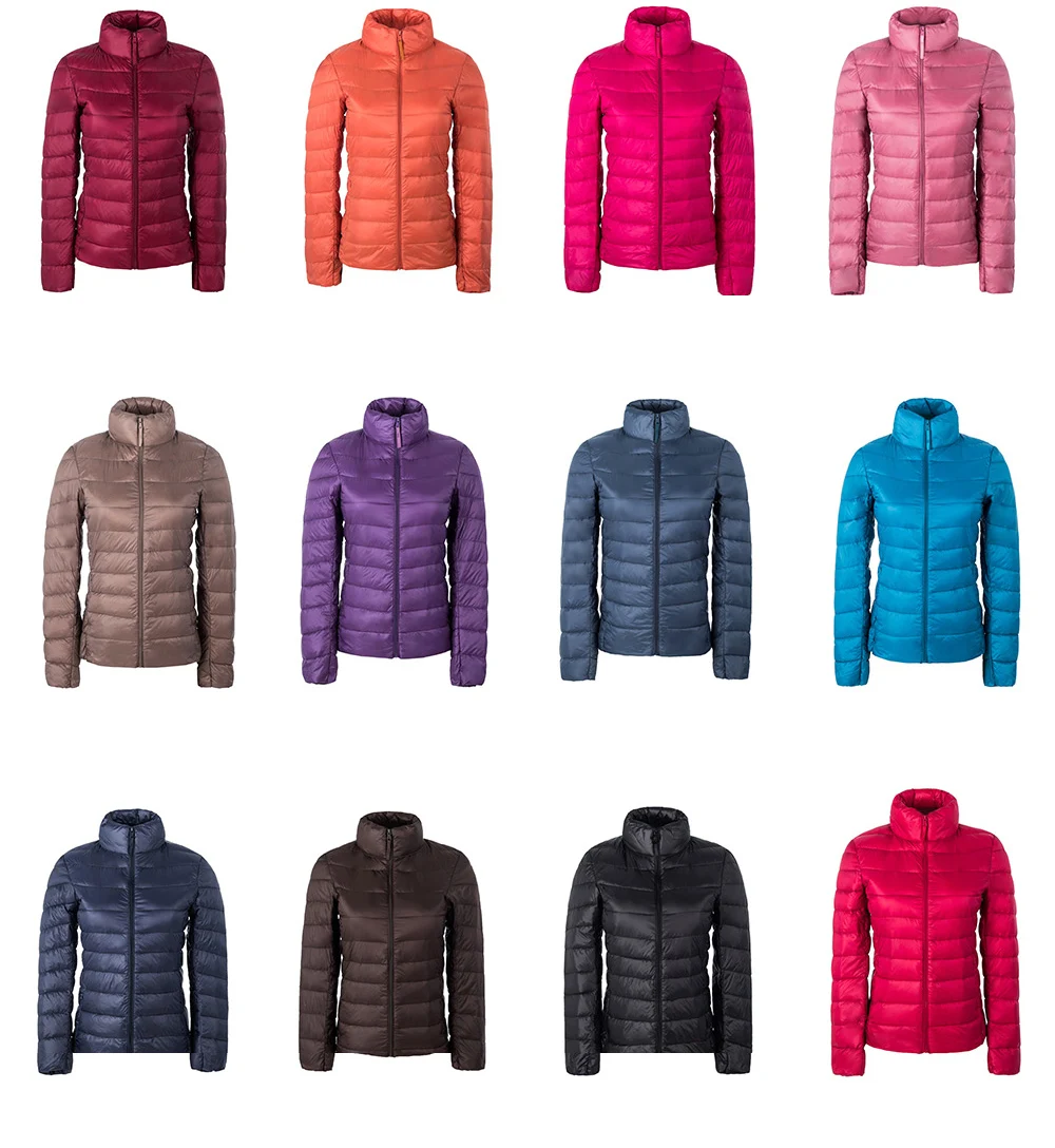 

addnew Down Parka 2019 Famous Enlarge s-4XL Designer Winter Jacket Women 90% White Duck Down Jacket Outwear Ultralight Thin Coat