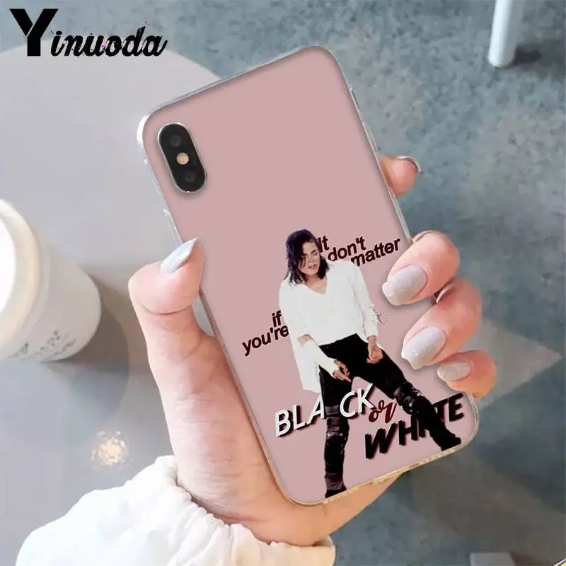 A13 Yinuoda Майкл Джексон мягкий чехол для телефона iPhone 8 7 6 6S Plus X XSMAX 5 5S SE XR 10 Fundas Capa 11 11pro 11promax - Цвет: A13