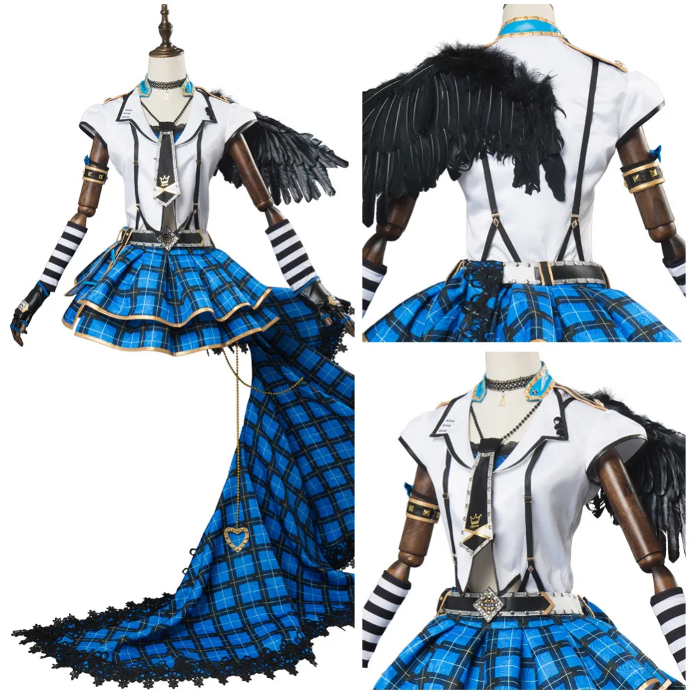 Love Live! Солнечный свет! Ватанабе букет в стиле панк рок Косплэй Костюм Униформа