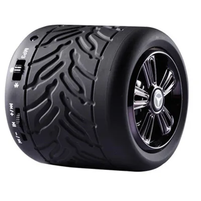 Wireless Bluetooth Speaker Tire Card Phone Hands-free Portable Mini Subwoofer Flat Cannon | Электроника