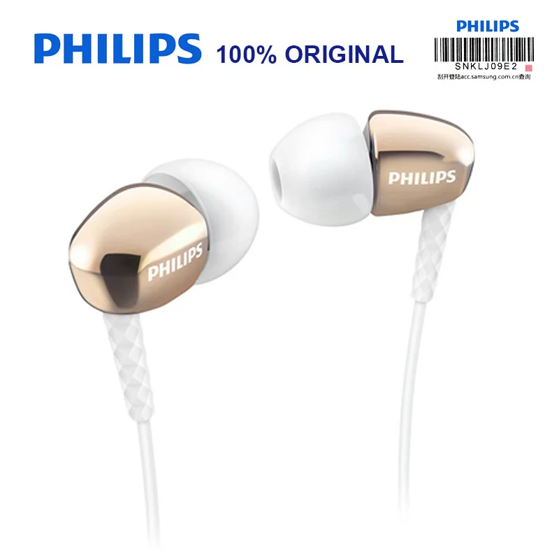 Philips SHE3900 наушники вкладыши овальные 3 5 мм проводные супер бас для Xiaomi LG