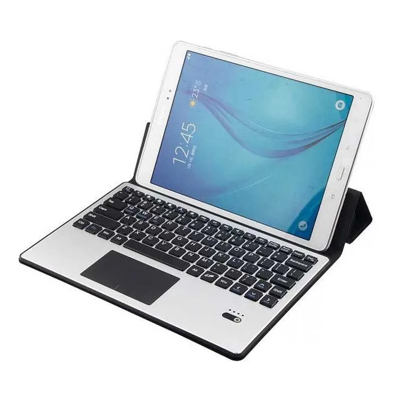 Алюминиевый беспроводной Чехол для клавиатуры Bluetooth тачпад Samsung Galaxy Tab 2 3 4 10 1