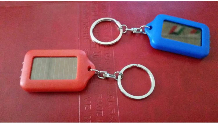 100 шт./лот микс имитирует Millet светодиодный брелок фонарик на солнечных батарейках