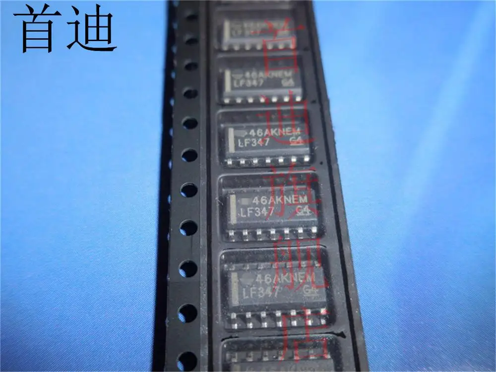 Новые Оригинальные LF347DR LF347 LF347D SOP14 Свободная перевозка груза|shipping free| |