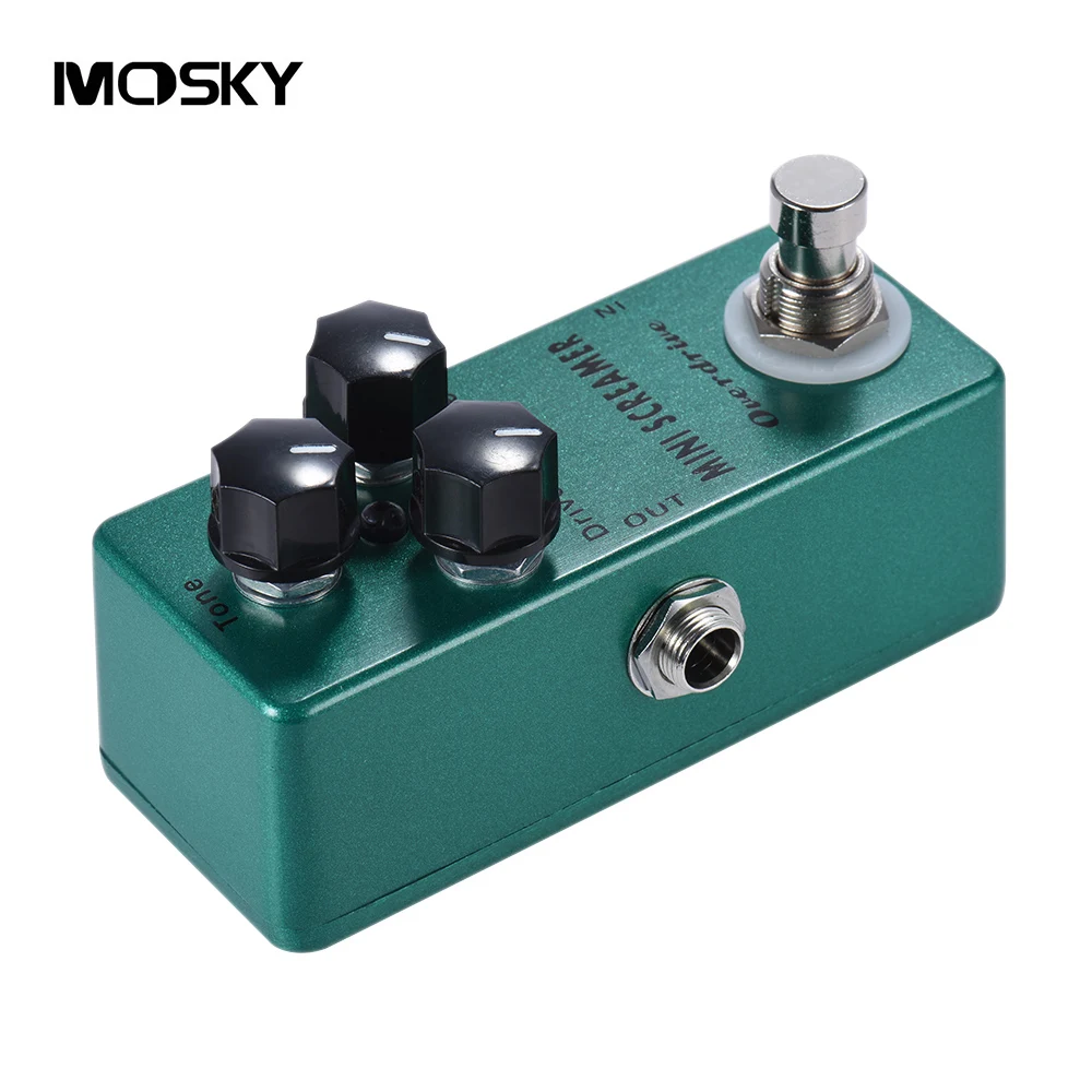 Mosky мини Screamer Tube Overdrive гитары педаль эффектов с Истинной Bypass и тон|guitar effect pedal|effect