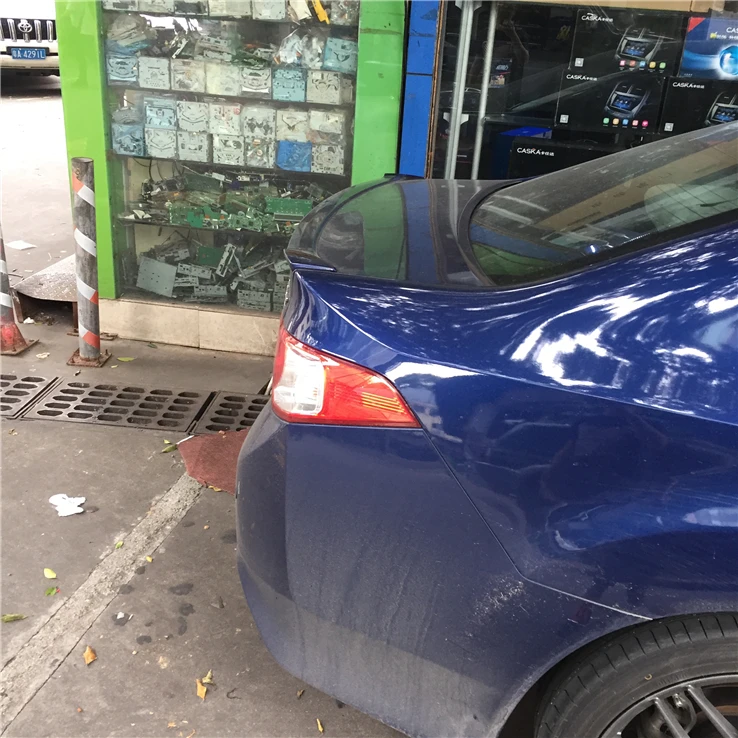 Для Honda Spirior Acura TSX надрезаемая подкладка, ABS Материал заднее крыло автомобиля праймер цвет задний спойлер для Honda Spirior спойлер 2009-2012