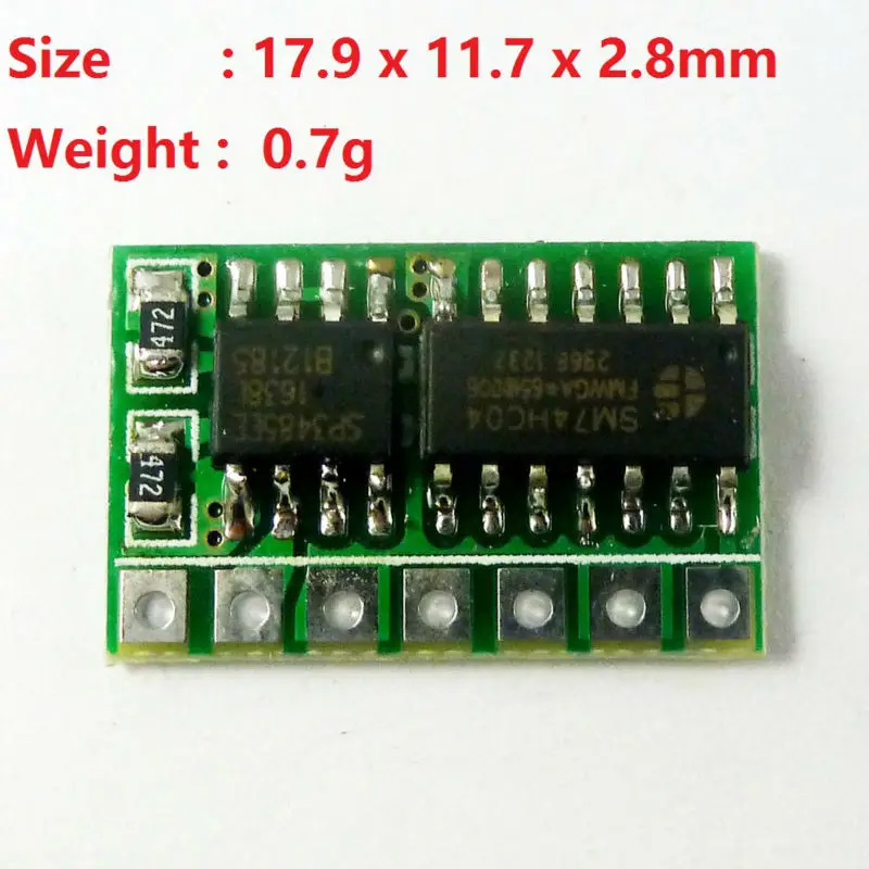 Мини-конвертер r411b01 _ 5 В модуль преобразователя RS485 в TTL преобразователь UART SP485EE