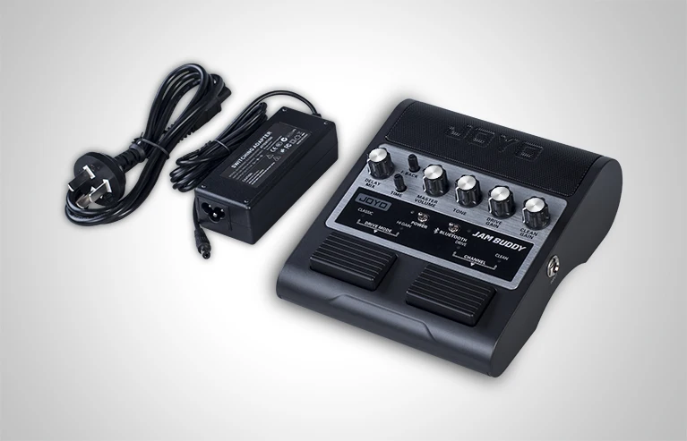 JOYO jam Buddy гитарный усилитель перезаряжаемый Bluetooth 4,0 двухканальный 2*4 Вт педаль Стиль гитары ra усилитель с задержкой чистые эффекты