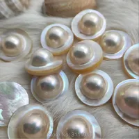 one pcs AAA the white south sea  mabe 17-18mm cae coin  for DIY jewelry making  loose beads  FPPJ wholesale beads nature