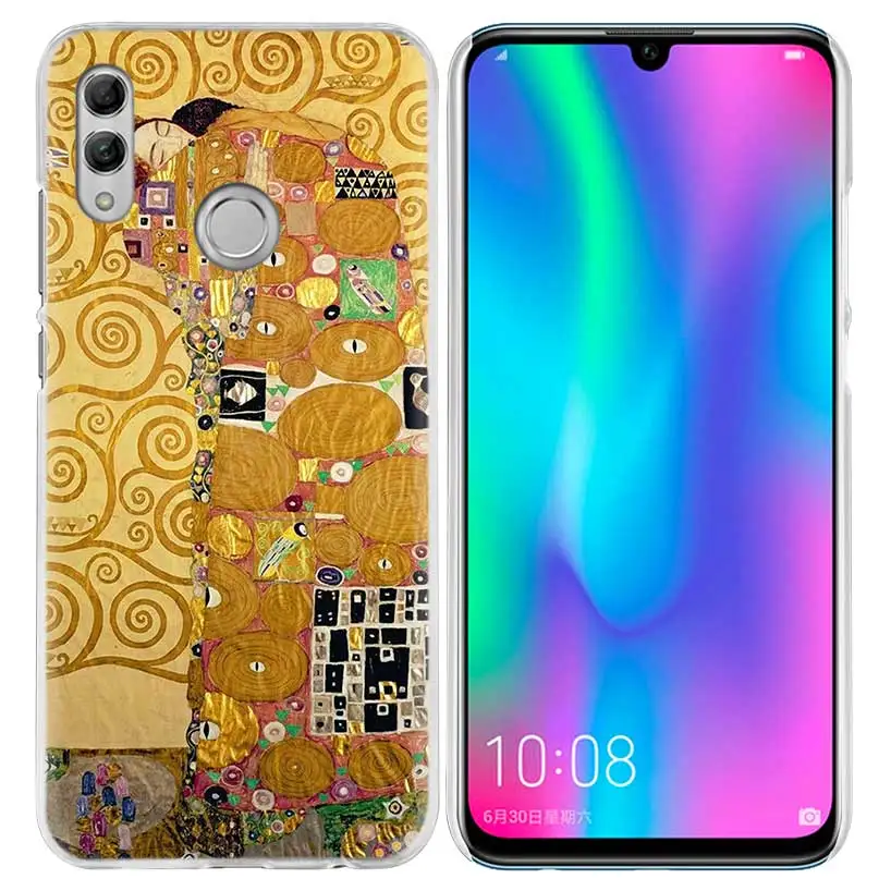 «Поцелуй» Густава Климта, чехол для huawei Honor 8X Y9 9 10 Lite Play 7C 8C 8 S 8A фотоаппаратов моментальной печати 7 S 7A Pro V20 20i Y6 Y7 Y5 жесткий чехол для телефона pc Лидер продаж