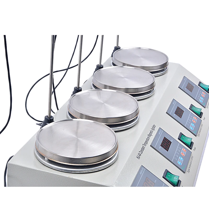 

4 heads multi unit Digital display thermostatic Lab magnetic stirrer mixer hotplate blending mixing stirring machine agitator