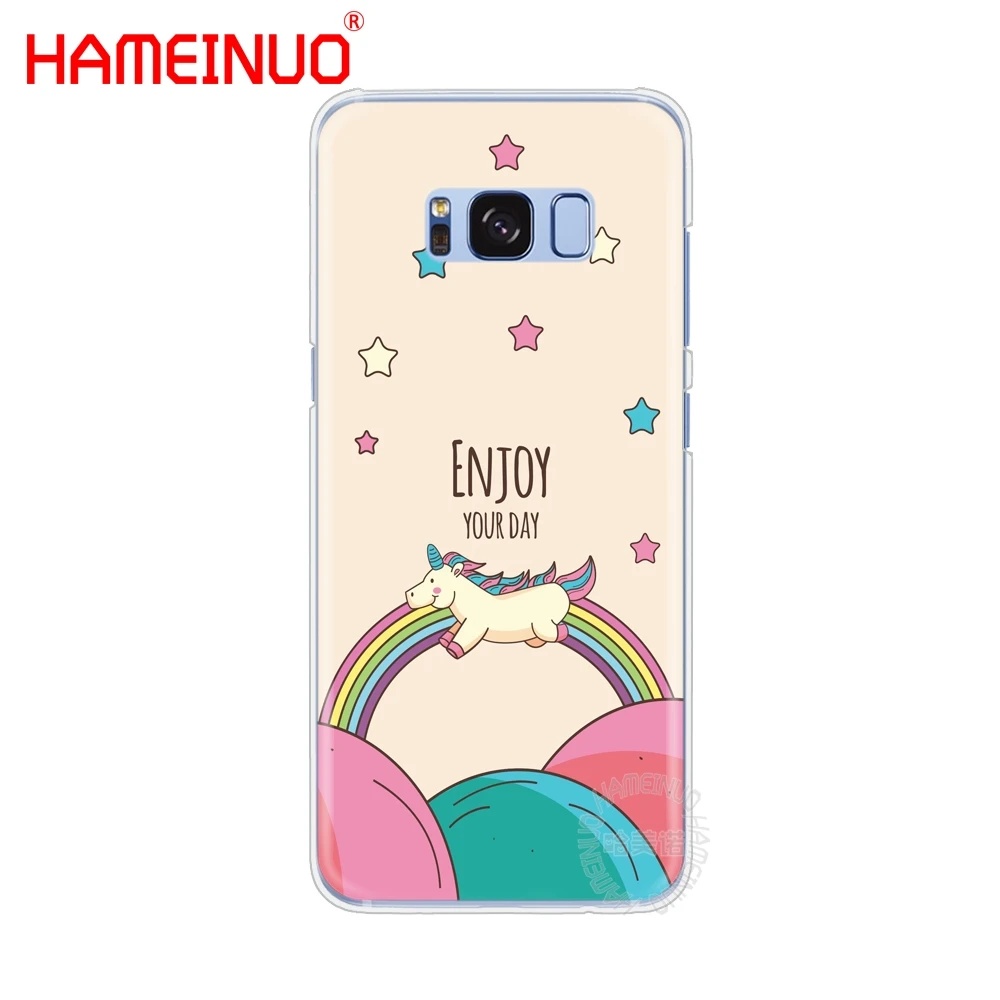 HAMEINUO Unicorn On Rainbow Jetpack cell phone case cover for Samsung Galaxy S9 S7 edge PLUS S8 S6 S5 S4 S3 MINI | Мобильные