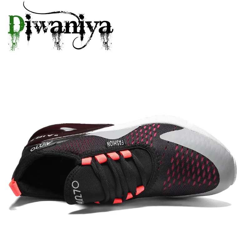 Diwaniya/Новые кроссовки; сетчатая дышащая обувь; chaussure homme; сезон весна-осень; мужская обувь на воздушной подушке; размеры 39-46; Прямая поставка