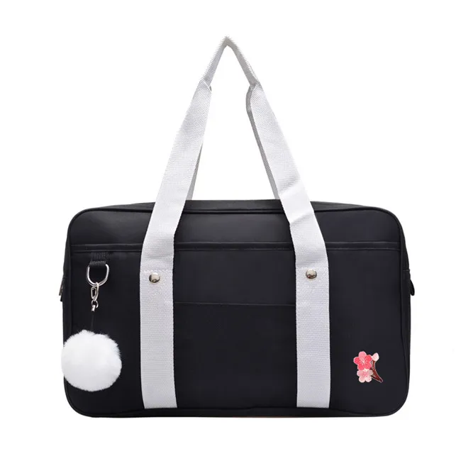 8 Японская Лолита Шиба ину Сакура вышивка сумка Холщовая Сумка JK Косплей Школьный Рюкзак Кролик Кот COS ручные сумки для женщин - Цвет: 8