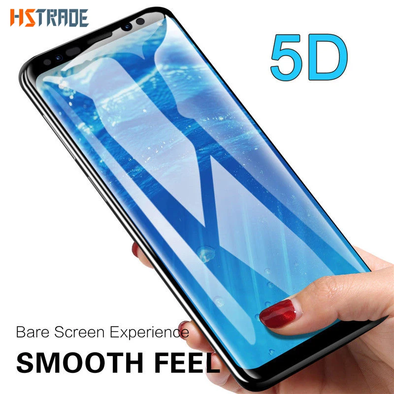 6D полное изогнутое 5D закаленное стекло для samsung Galaxy S8 S9 Plus 3D Защитная пленка