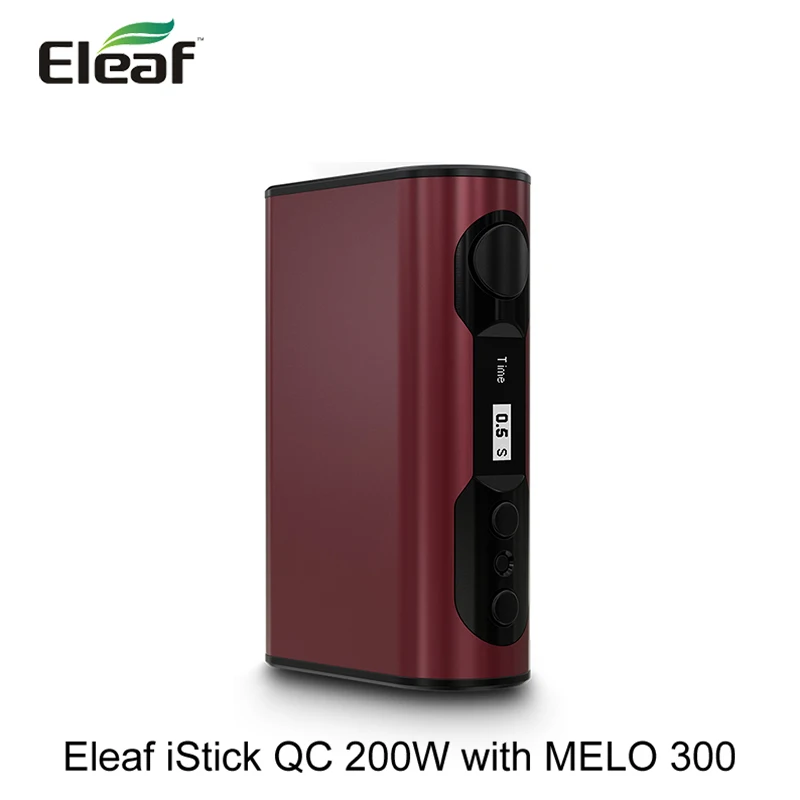 Новый оригинальный Eleaf iStick QC 200 Вт комплект с 3 5 мл Melo 300 емкостью 5000 мАч встроенный