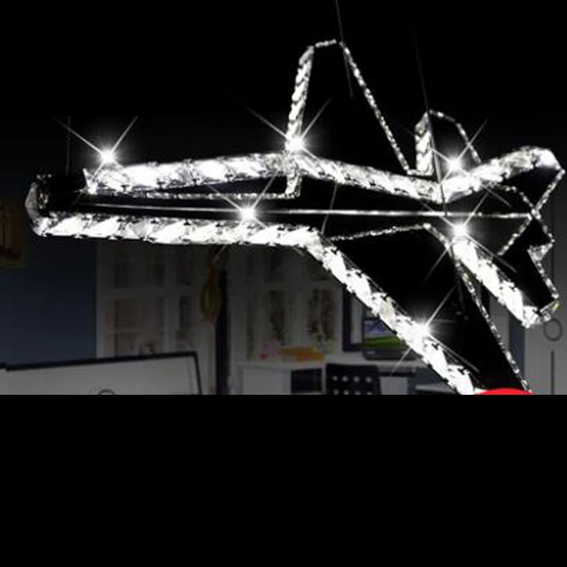 Светильник для детской комнаты с креативным самолетом люстры мальчиков простые
