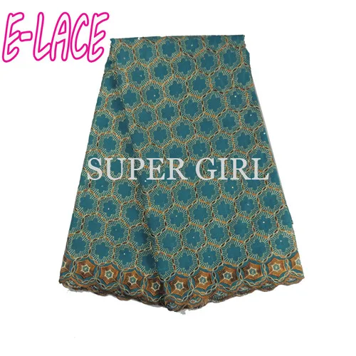 Африканский швейцарский вуаль кружевной ткани Высокое качество вышитые сухой 100%