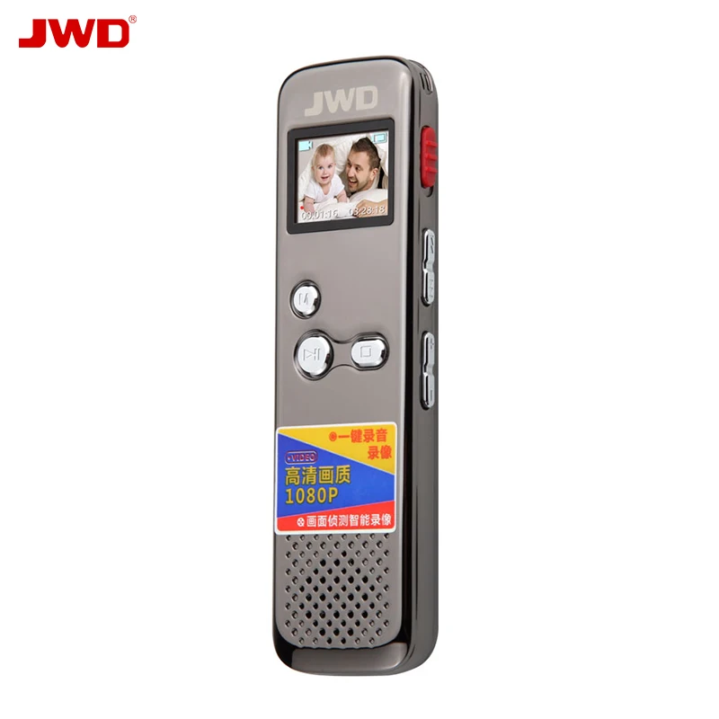 JWD новейший диктофон с редукцией голоса HD камерой цветным экраном