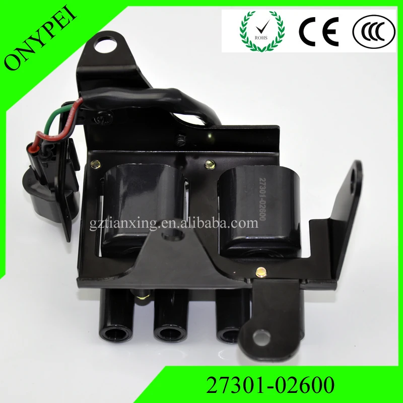 27301-02600 Катушка зажигания для HYUNDAI Atos Prime TOYOTA COROLLA 1.0i 1 6 27301-02630 27301-02800 27310-02620 27301 02600 |