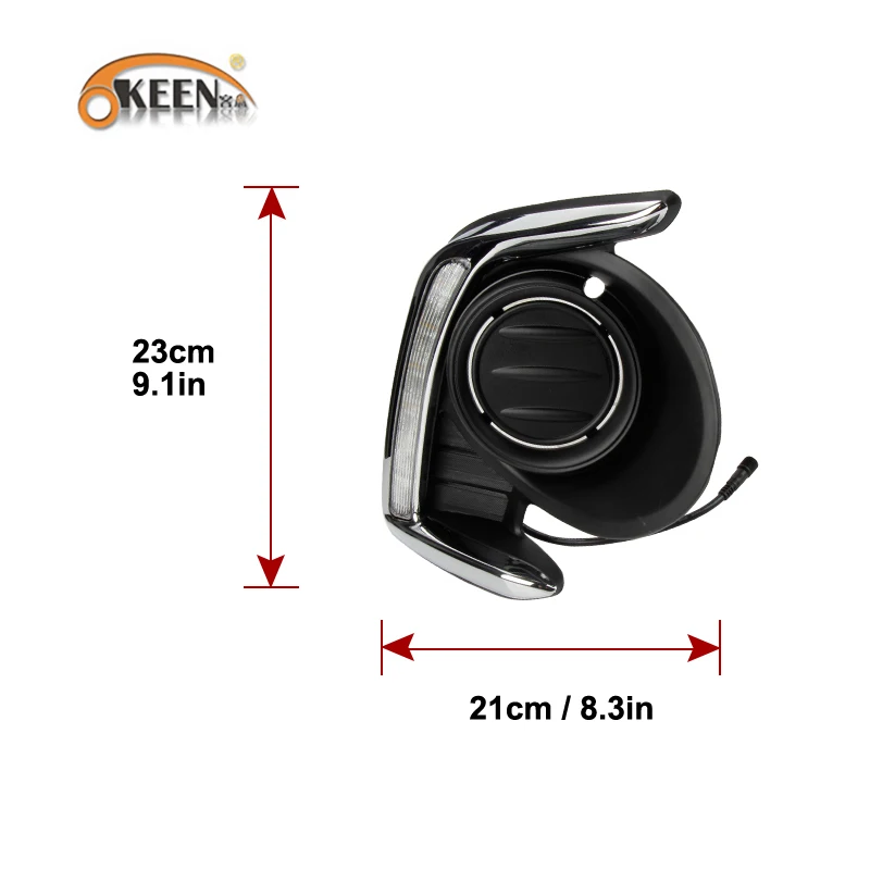 OKEEN LED DRL для Mitsubishi Attrage Mirage G4 2012 2013 2014 2015 2016 2017 светодиодные дневные ходовые огни