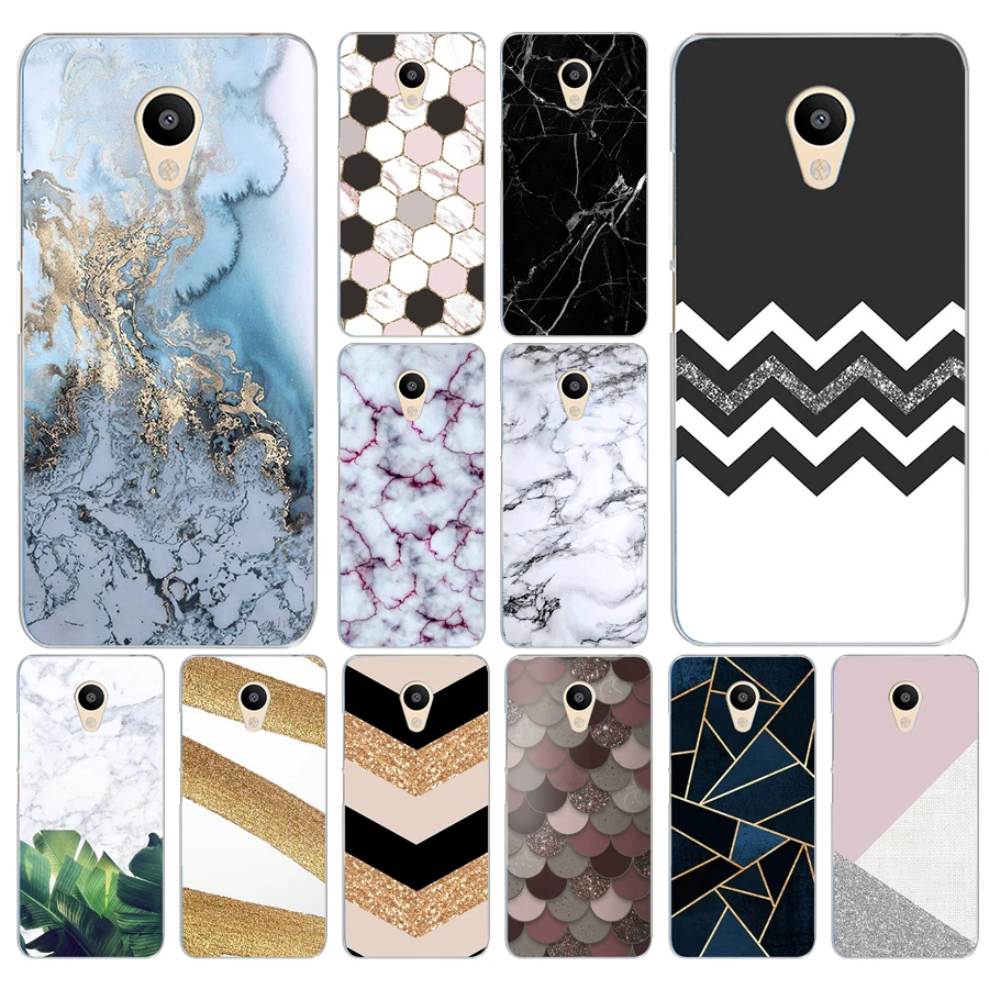 285DD Мраморное изображение окрашенный пейзаж Мягкий силиконовый чехол для Meizu M2 M3S