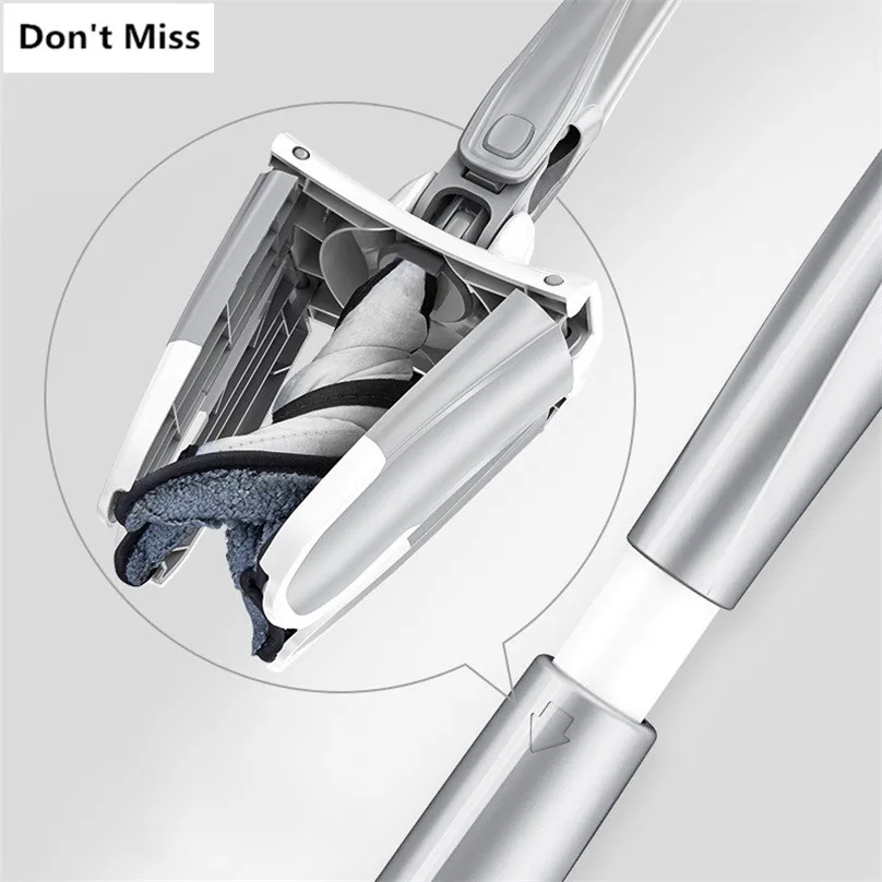 Швабра для пола самоотжимающаяся с вращением на 360 градусов | Дом и сад